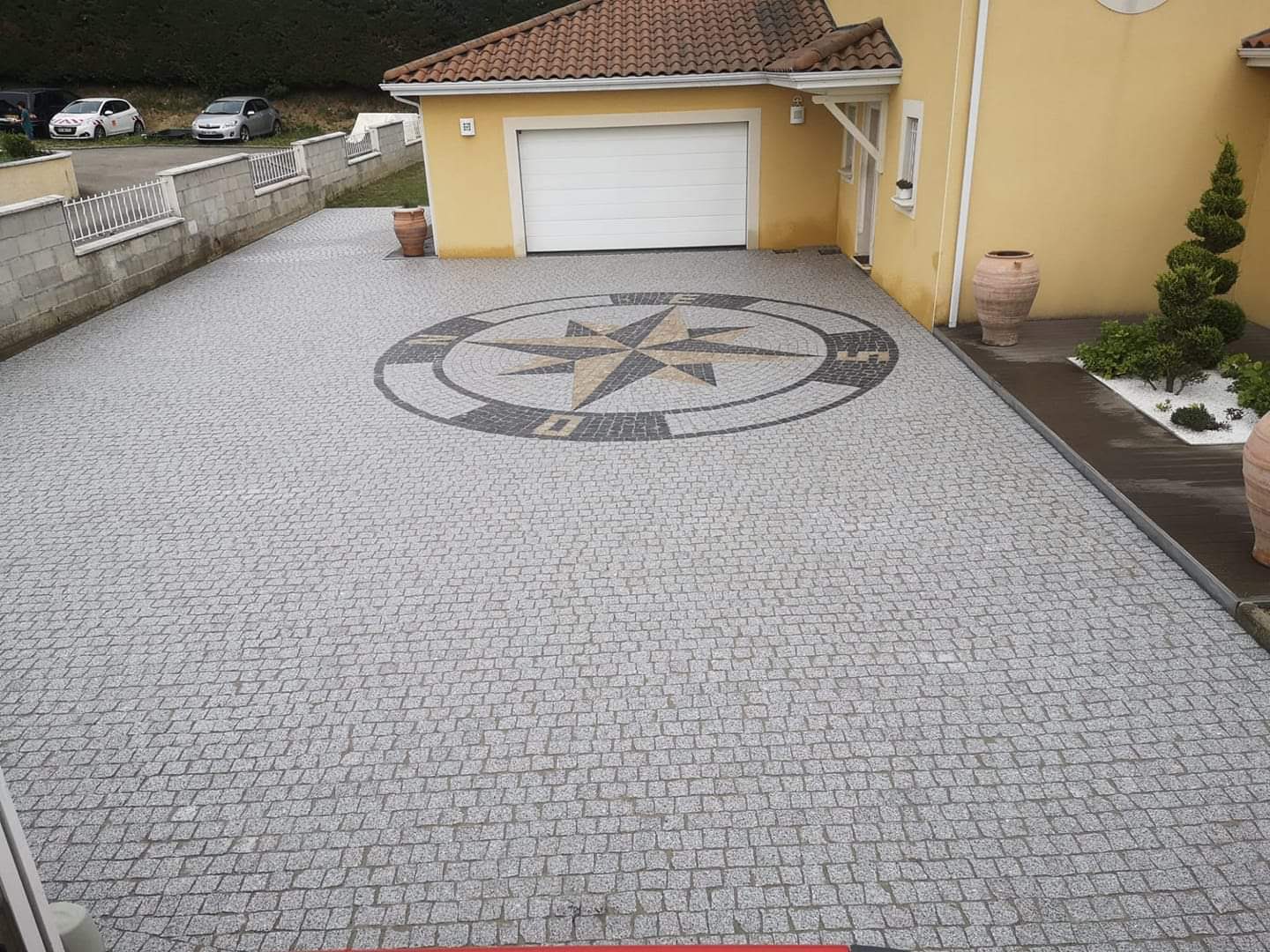 Terrasses en pierre naturelle